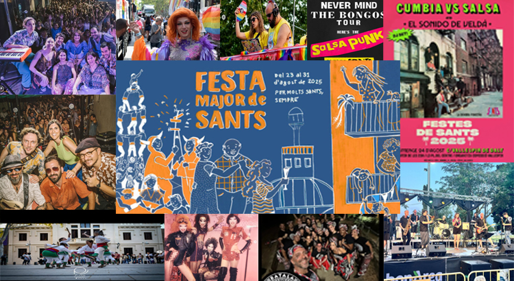 Fiesta Mayor de Sants 2025 Barcelona